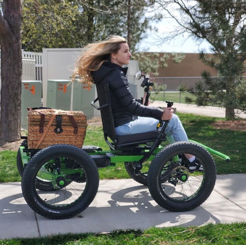 A man is developing an off-road "wheelchair" so his wife can travel to places she never knew existed
