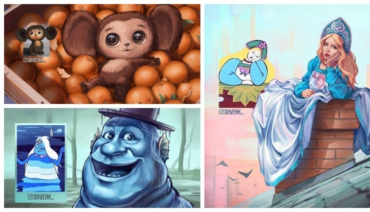 A new look at cartoons from Eugene Svenka