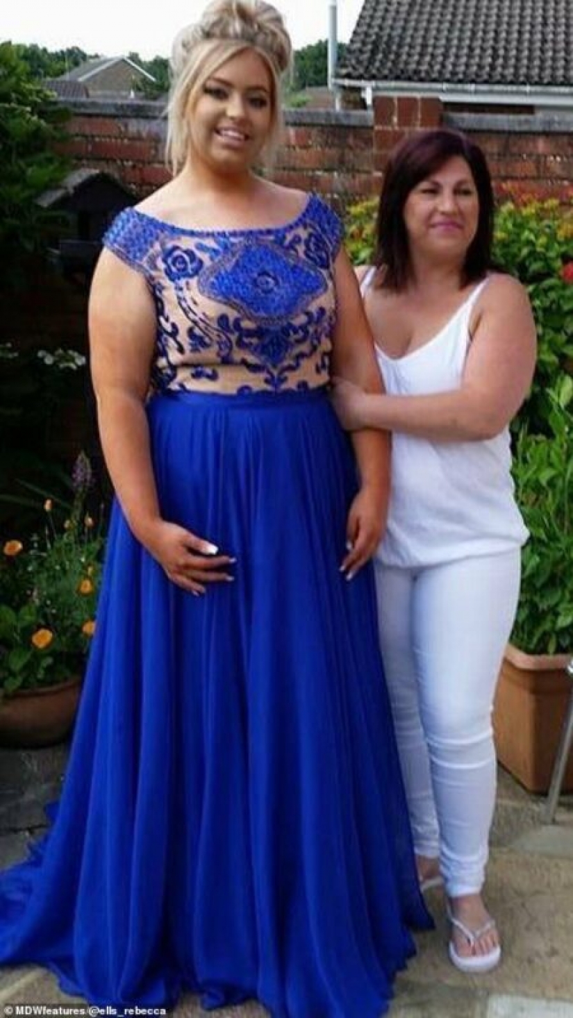A resident of the UK lost 2 times weight after she did not fit into a dress