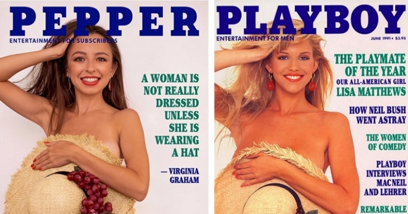 A Russian woman recreates hot Playboy covers right in her kitchen A Russian woman recreates hot Playboy covers right in her kitchen