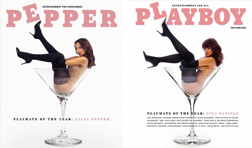 A Russian woman recreates hot Playboy covers right in her kitchen A Russian woman recreates hot Playboy covers right in her kitchen