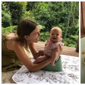 A signal to action: how parents taught their daughter to pot from the age of 2 weeks