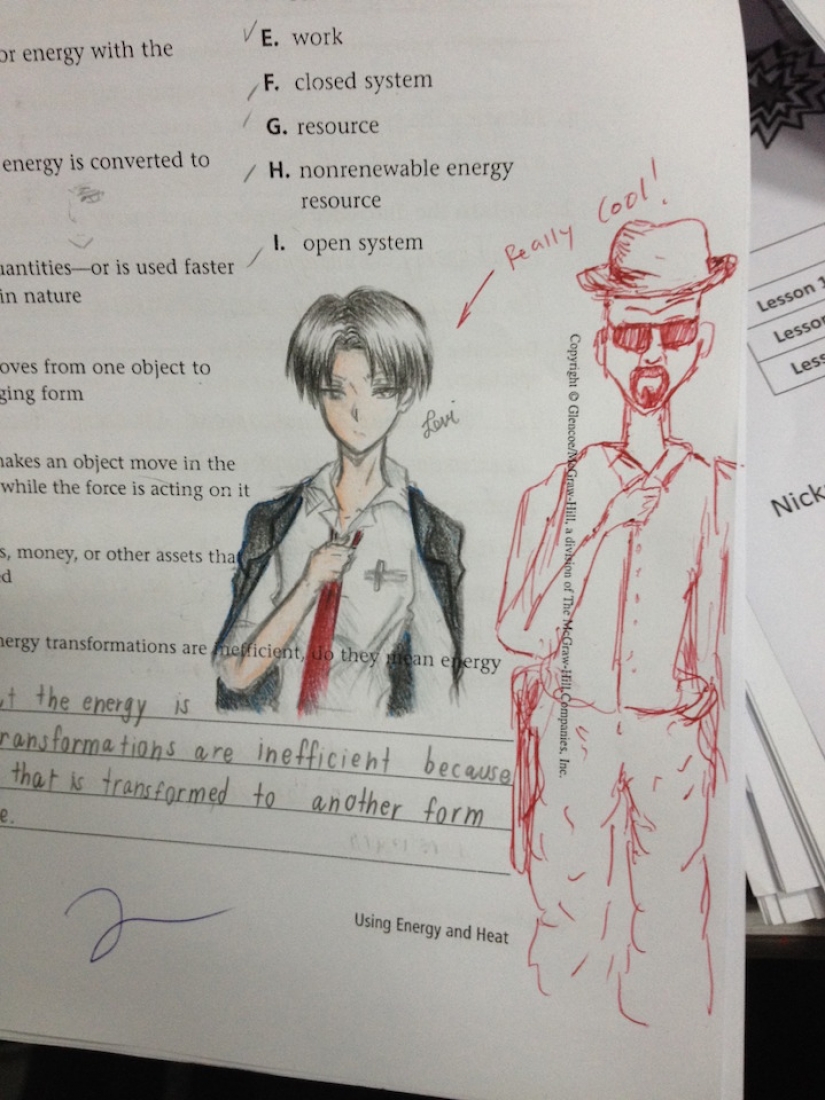 A Thai teacher improves the drawings of students. It turns out great!