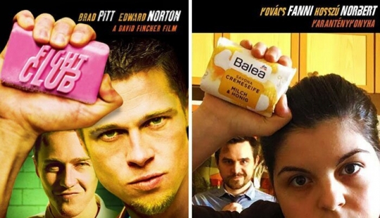 Aburrido en cuarentena a un par recrea escenas de películas famosas Aburrido en cuarentena a un par recrea escenas de películas famosas