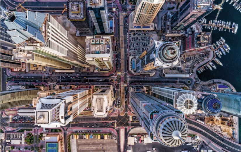 Alguien voló sobre el nido del Emir: fotografiar Dubai desde una vista de ojo de pájaro
