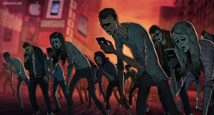 All the Sins of Our World in satirical illustrations by Steve Cutts