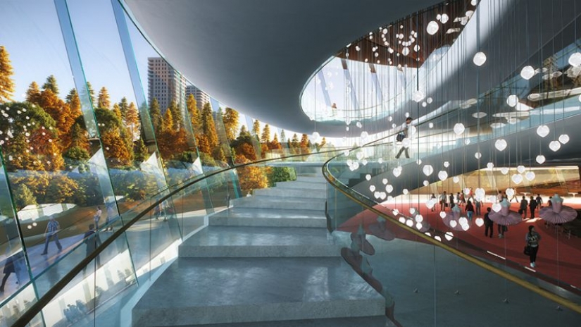 American architects have created a unique theater for Perm American architects have created a unique theater for Perm