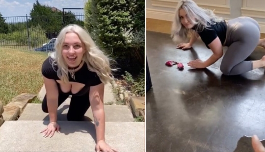 American woman quit her job and started impersonating a dog for money on OnlyFans American woman quit her job and started impersonating a dog for money on OnlyFans