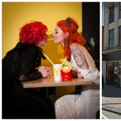 Amor y hamburguesas: cómo una pareja de lesbianas se casó en McDonald's sin pasar la cuarentena