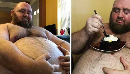 An American gets paid on a porn site for getting fat An American gets paid on a porn site for getting fat