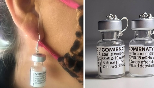 An Australian fashion brand has released earrings in the form of a vaccine. Disputes broke out in the Network