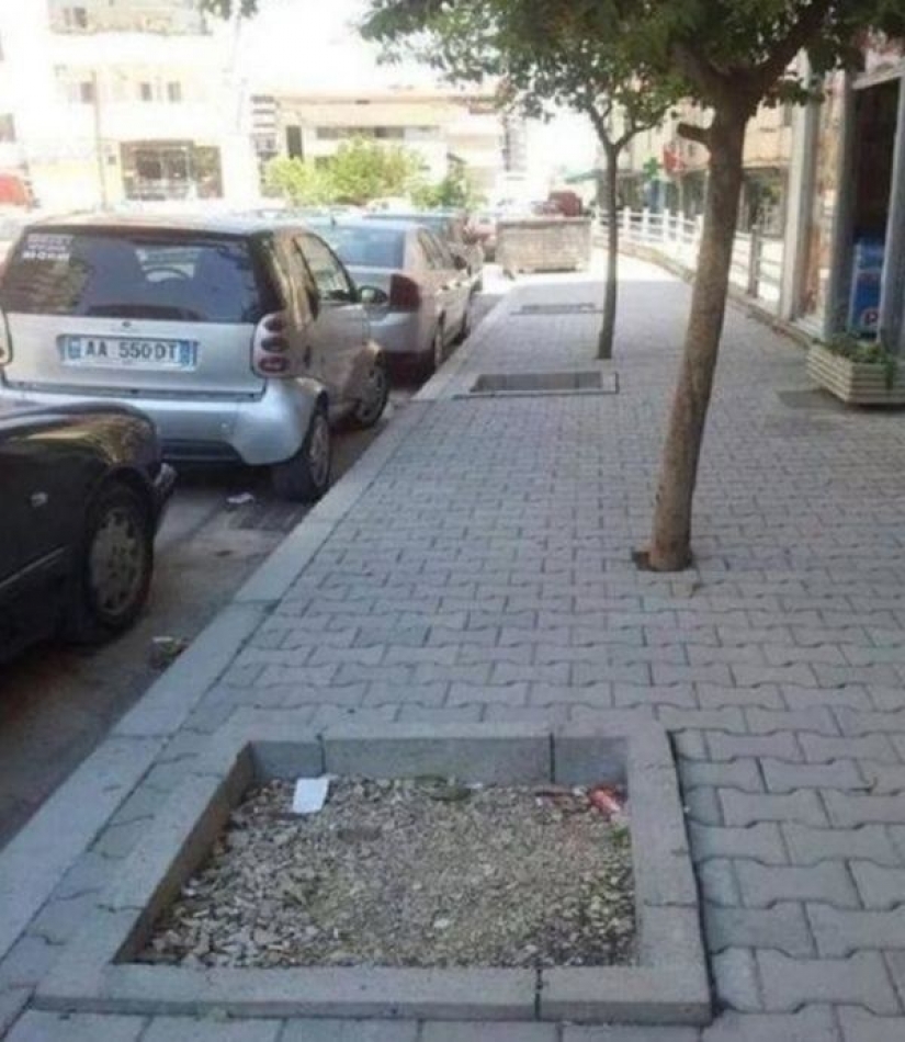 And so it will come down: photos that will upset not only perfectionists