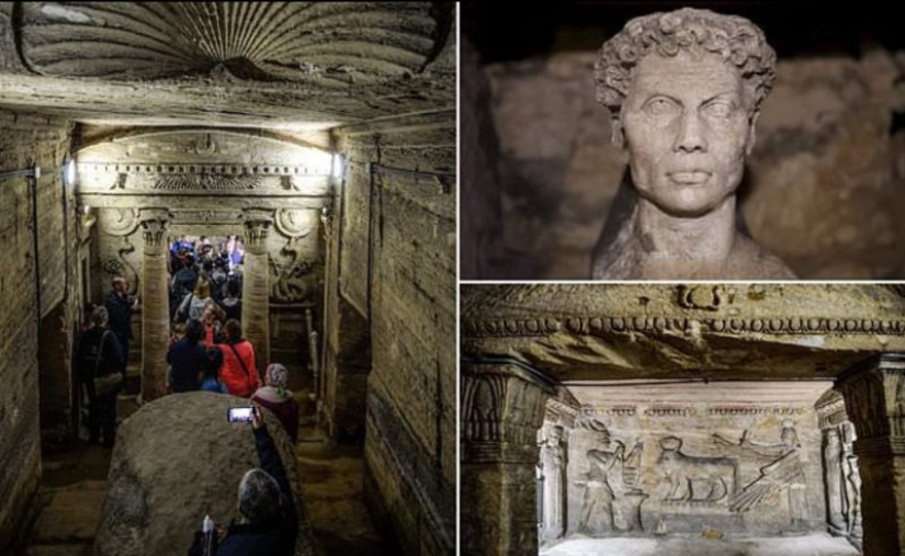 Antique treasures: ancient Egyptian catacombs, full of amazing artifacts, open to the public Antique treasures: ancient Egyptian catacombs, full of amazing artifacts, open to the public