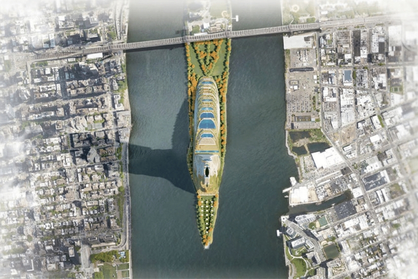 Architects presented the concept of the tallest building in New York, capable of absorbing carbon