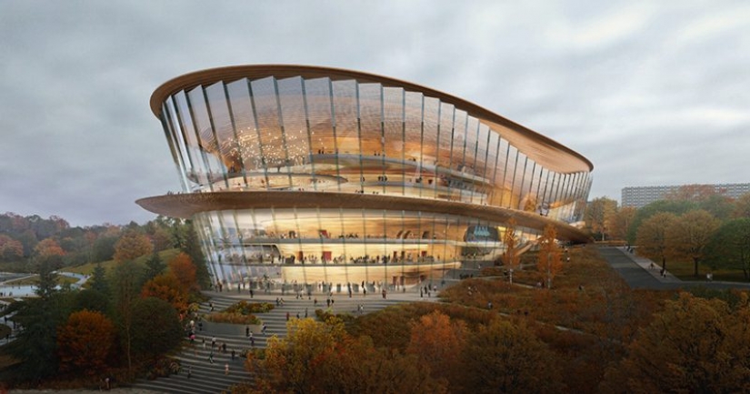 Arquitectos americanos han creado un único teatro de la ciudad de Perm