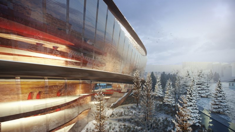 Arquitectos americanos han creado un único teatro de la ciudad de Perm