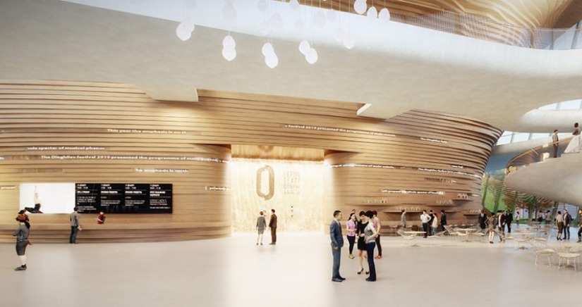 Arquitectos americanos han creado un único teatro de la ciudad de Perm