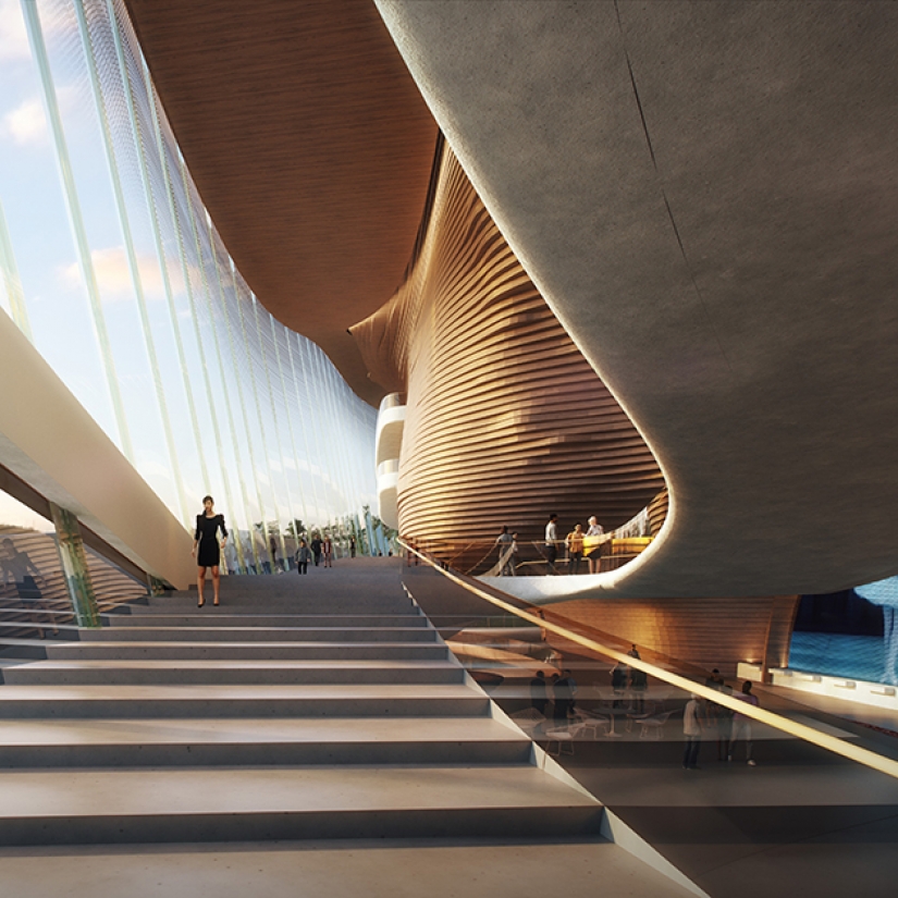 Arquitectos americanos han creado un único teatro de la ciudad de Perm