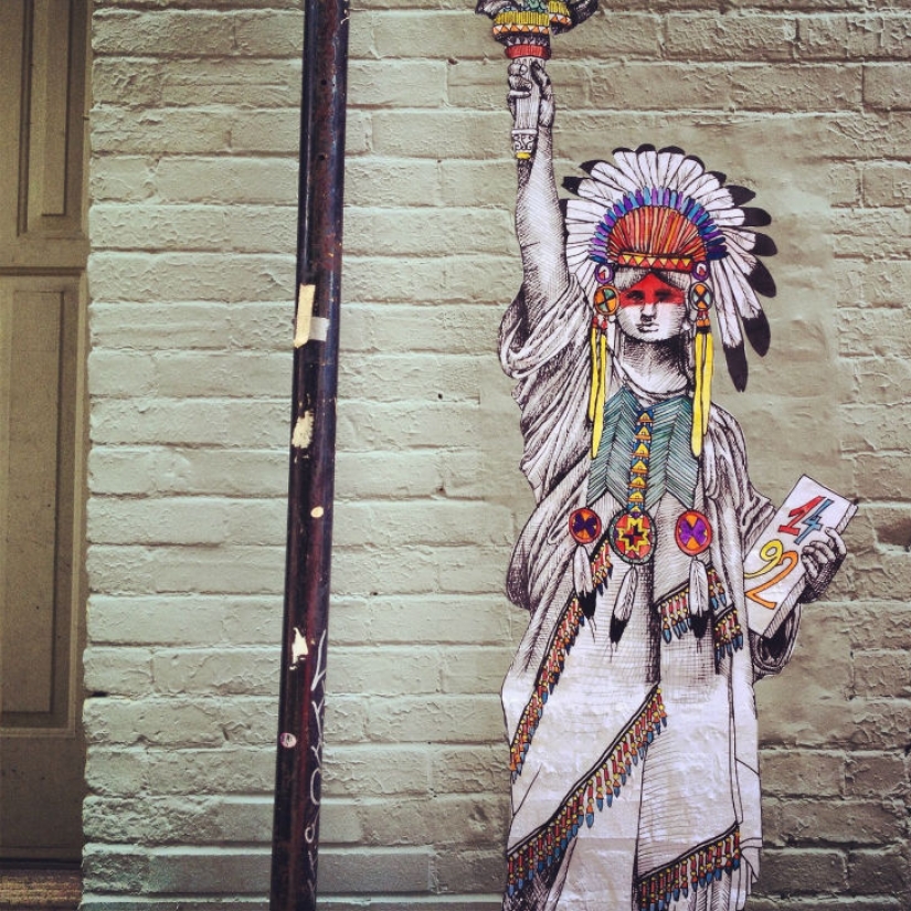 Art or highly artistic vandalism? Art or highly artistic vandalism?