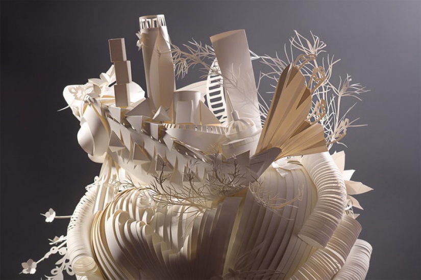 Arte de papel: pelucas y atuendos de maestros de San Petersburgo Asi y Dmitry Kozinykh