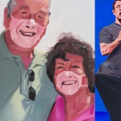 Artist Mauro Martinez, a former drug addict who turns memes into paintings