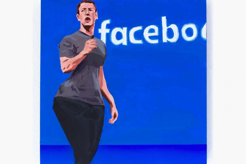 Artist Mauro Martinez, a former drug addict who turns memes into paintings