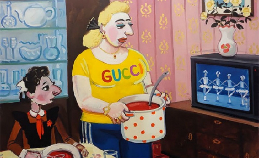 Artist Zoya Cherkasskaya humorously draws memories from her Soviet childhood