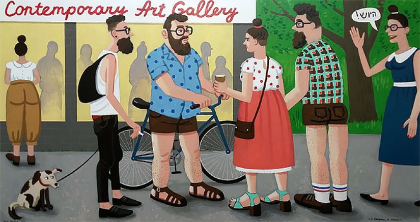 Artist Zoya Cherkasskaya humorously draws memories from her Soviet childhood