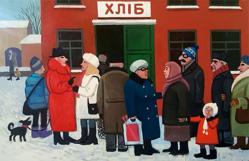 Artist Zoya Cherkasskaya humorously draws memories from her Soviet childhood