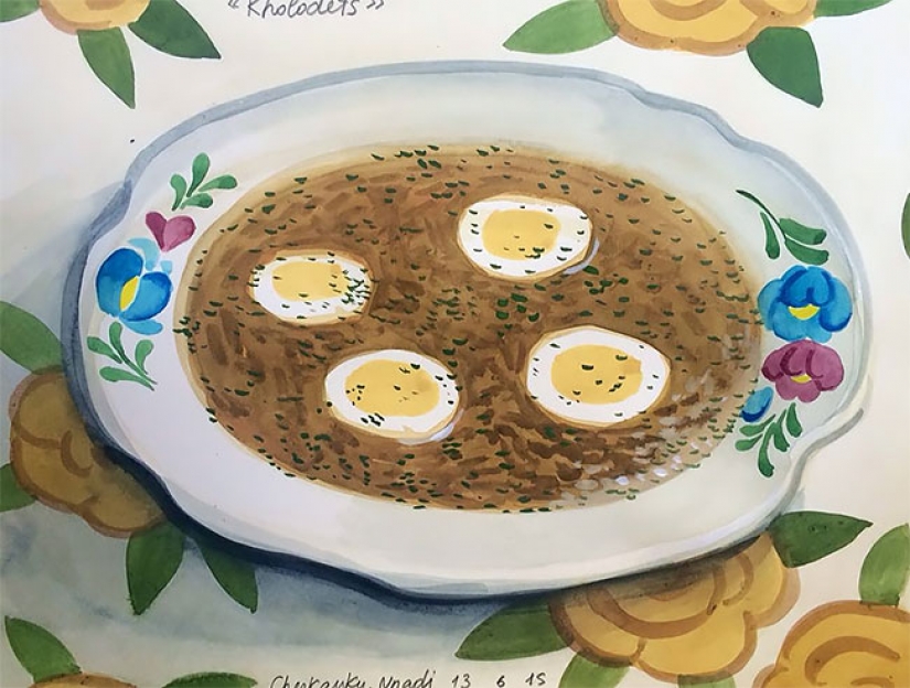 Artist Zoya Cherkasskaya humorously draws memories from her Soviet childhood