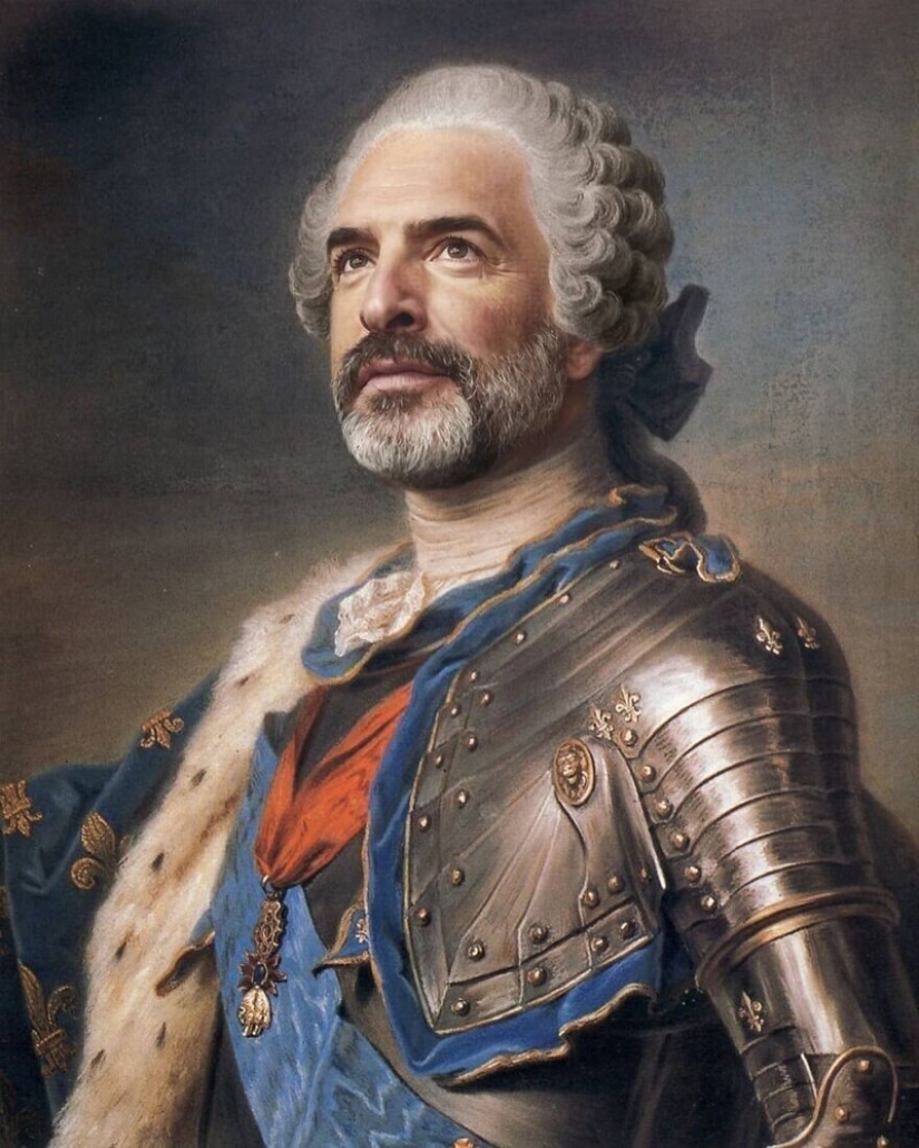 Artista francés pinta retratos de celebridades en estilo clásico