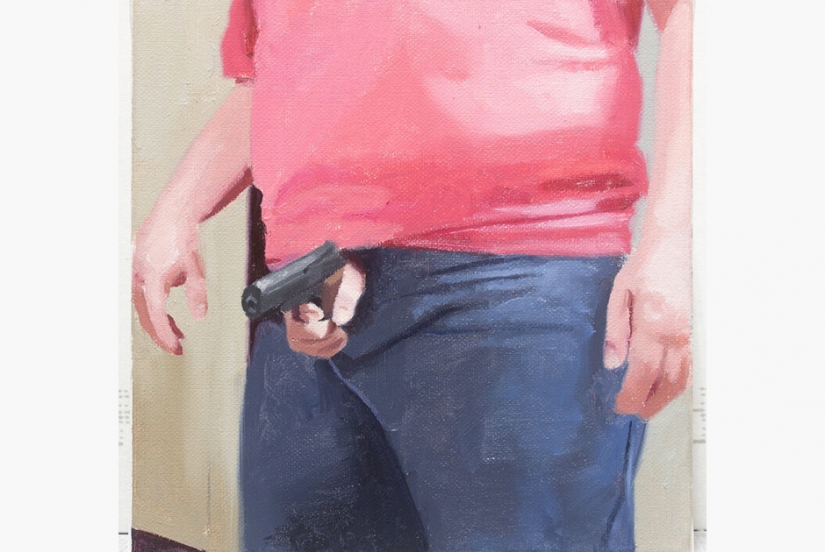 Artista Mauro Martínez, un ex drogadicto que convierte memes en pinturas