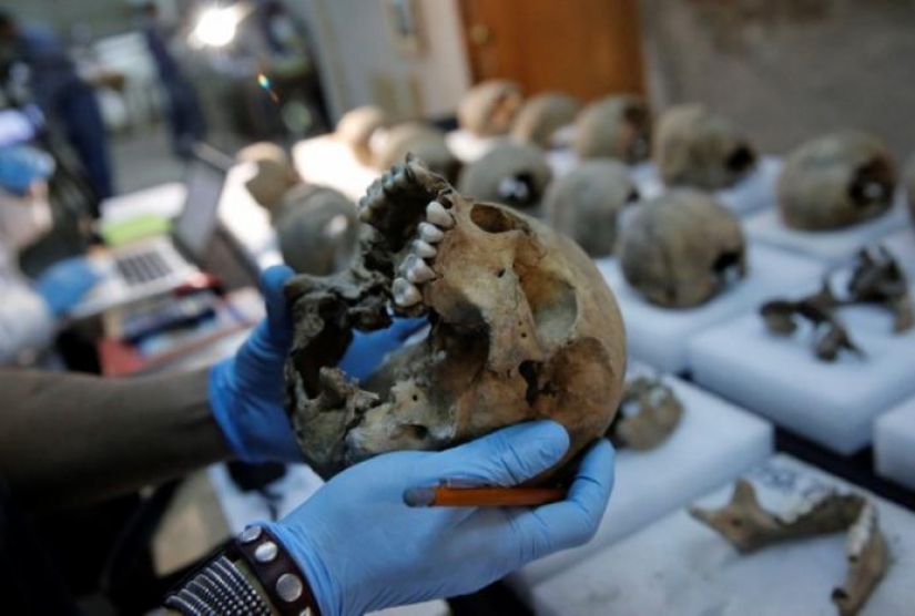 Aztec tower made of human skulls discovered in Mexico City