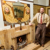 Back to the past: the British had transformed their house in the style of the 1930-ies