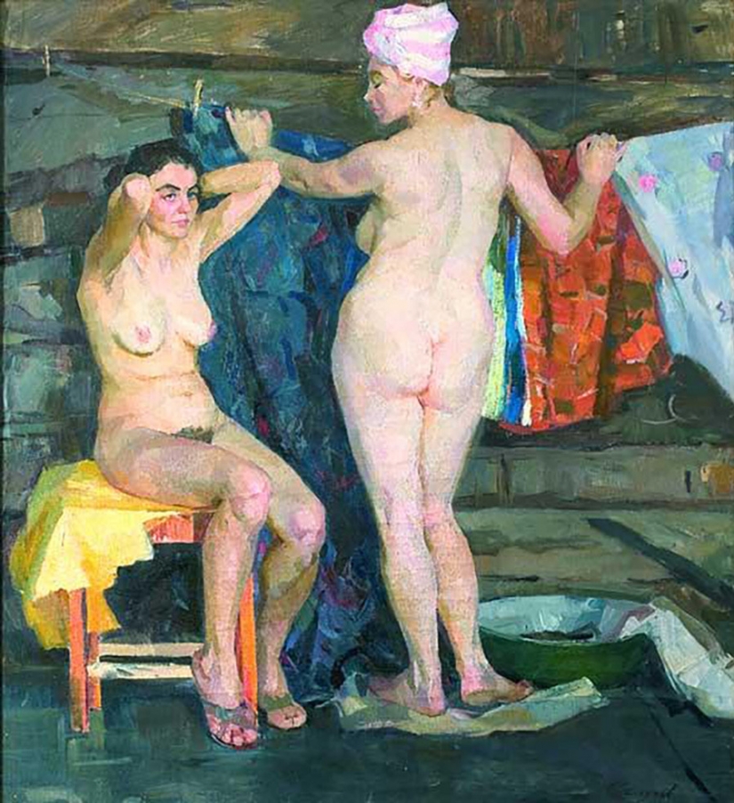 Bath through the eyes of Russian artists