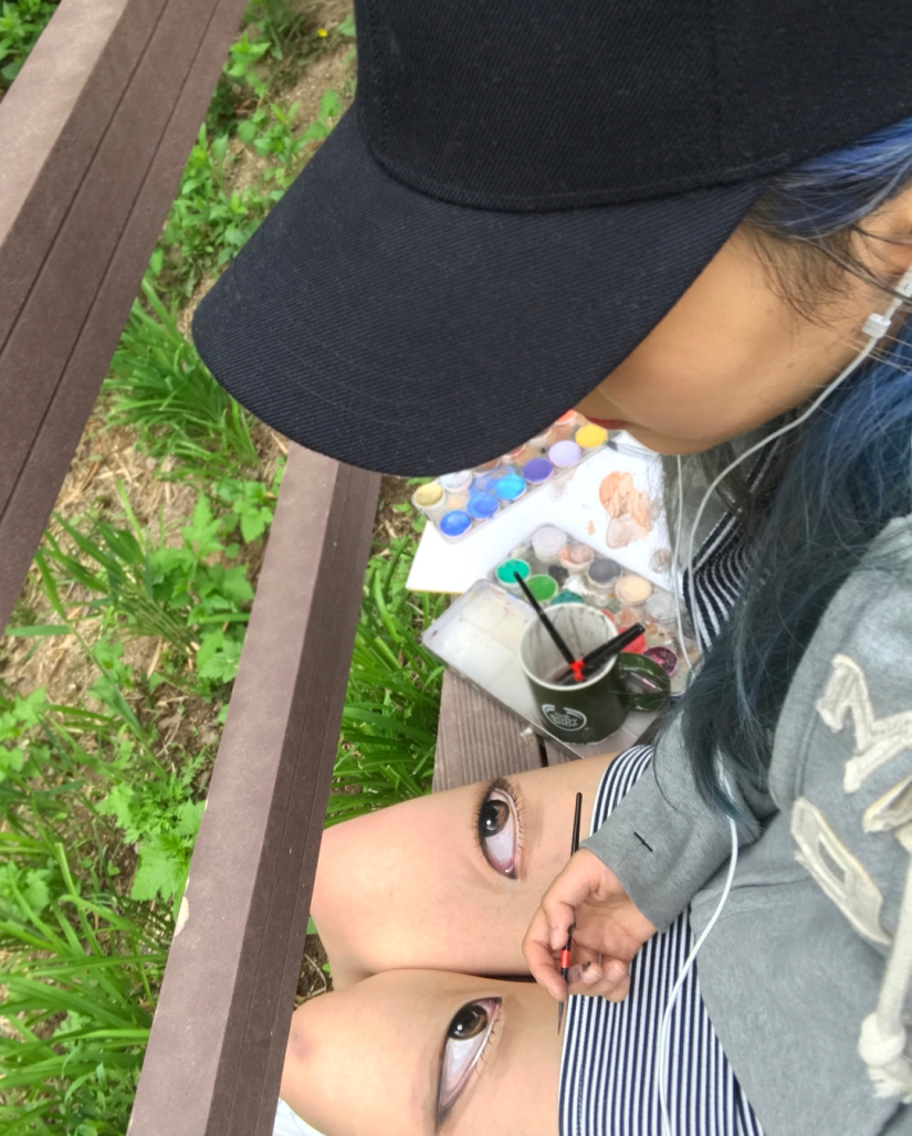 Beautiful chimeras: make-up artist from Korea blows up the brain with optical illusions of makeup