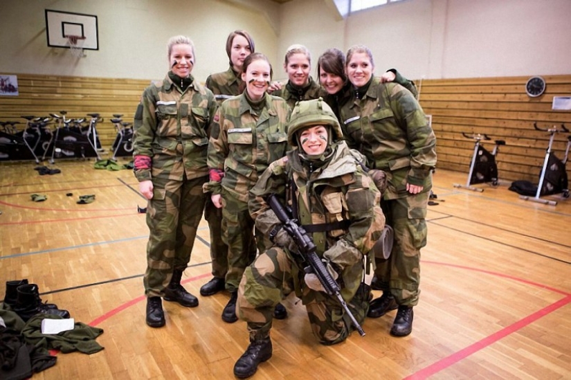 Beautiful half Norwegian army