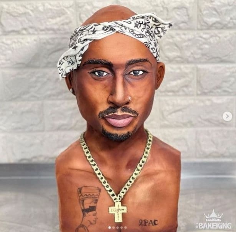 Bebé o pastel? Los usuarios de las redes sociales están seguros de que la foto del chef de pastelería británico con su hija es falsa