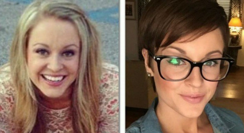 Before and after: how a haircut alone can radically transform a person