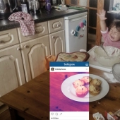 Behind the scenes of "perfect" photos on instagram