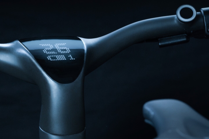 Bicicleta eléctrica urbana completamente de carbono Urtopia con radar, control por voz y GPS