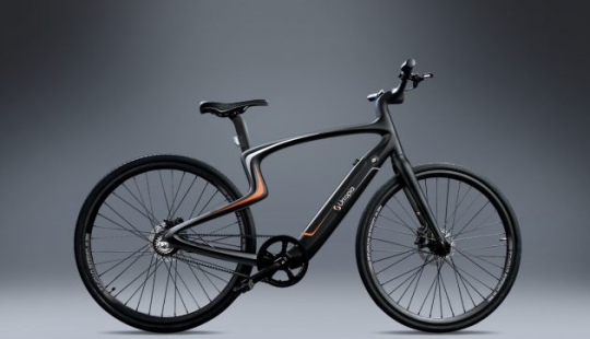 Bicicleta eléctrica urbana completamente de carbono Urtopia con radar, control por voz y GPS Bicicleta eléctrica urbana completamente de carbono Urtopia con radar, control por voz y GPS