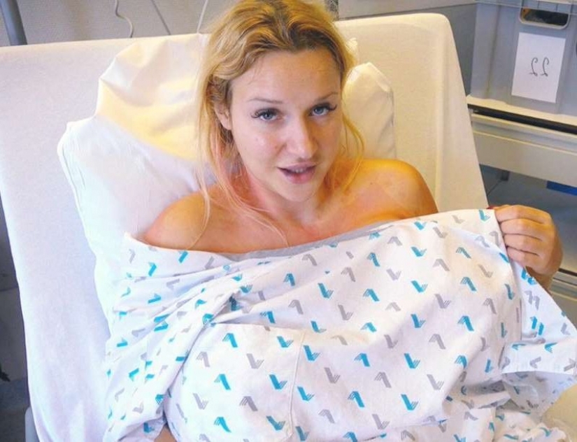 Big highlight: a British woman has such huge breasts that she can't drive a car