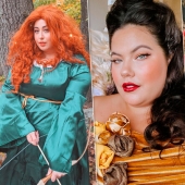 Big princesses: girls plus size transform into Disney heroines