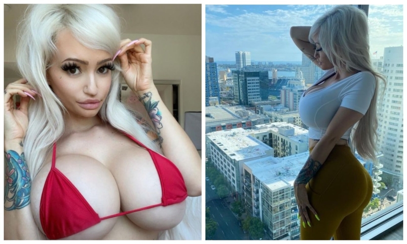 Blonde in a million: The beauty wiped everyone's nose, earning $ 2 million on OnlyFans
