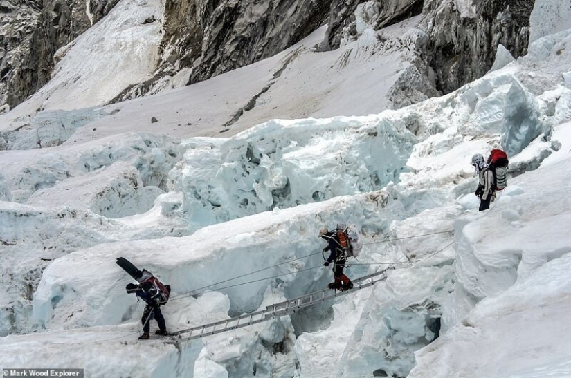 Bombero dejar mi trabajo y fueron a los extremos de viaje al polo Norte, y la cordillera del Himalaya