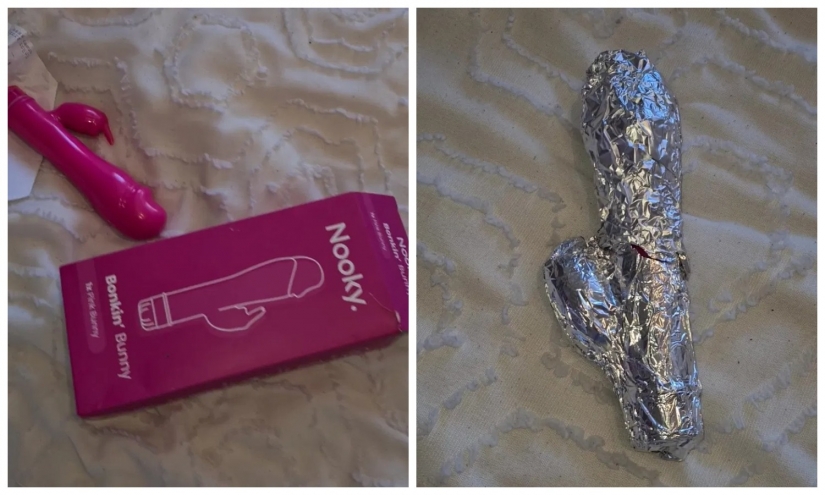 Brilliant joke: the student covered the whole room of the neighbor with foil, including the walls, floor and her vibrator Brilliant joke: the student covered the whole room of the neighbor with foil, including the walls, floor and her vibrator