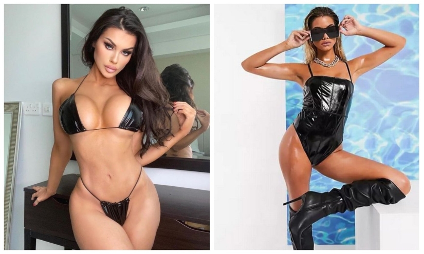 Brillo, seducción y belleza: los bikinis de látex son el nuevo éxito de la temporada Brillo, seducción y belleza: los bikinis de látex son el nuevo éxito de la temporada