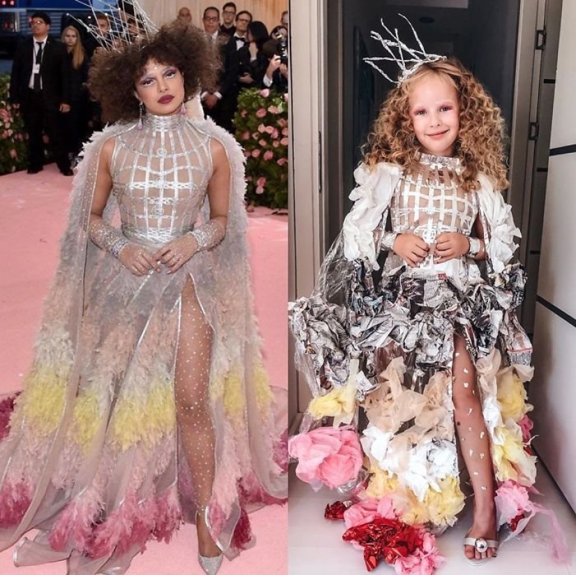 Budget reincarnation of the celebrities from creative mother and daughter Budget reincarnation of the celebrities from creative mother and daughter