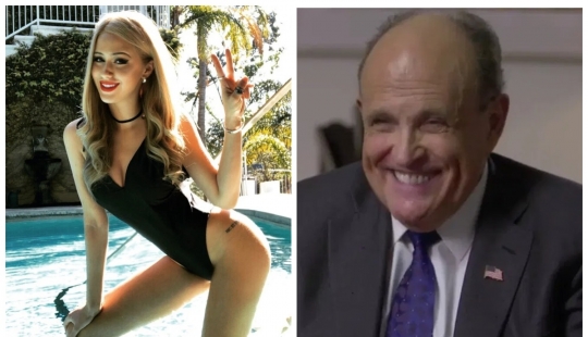 Bulgarian actress Maria Bakalova from the scandalous scene of the comedy "Borat" supports black people